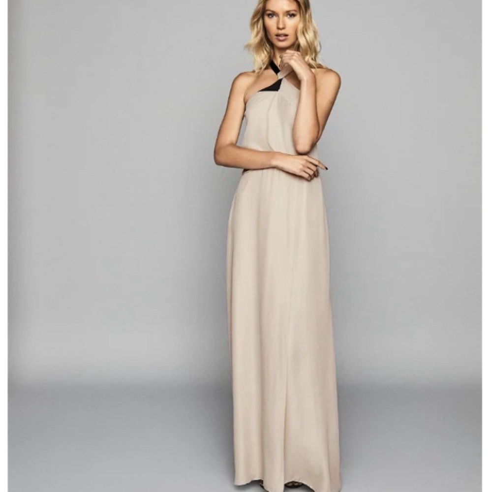 NWT Reiss Beige Maxi Dress